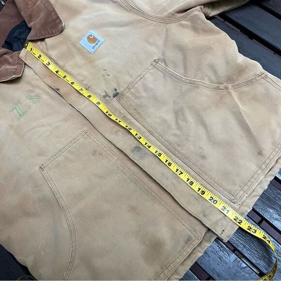 Vintage Distressed Carhartt Waist Cropped Arctic Jacket - Picture 7 of 11
